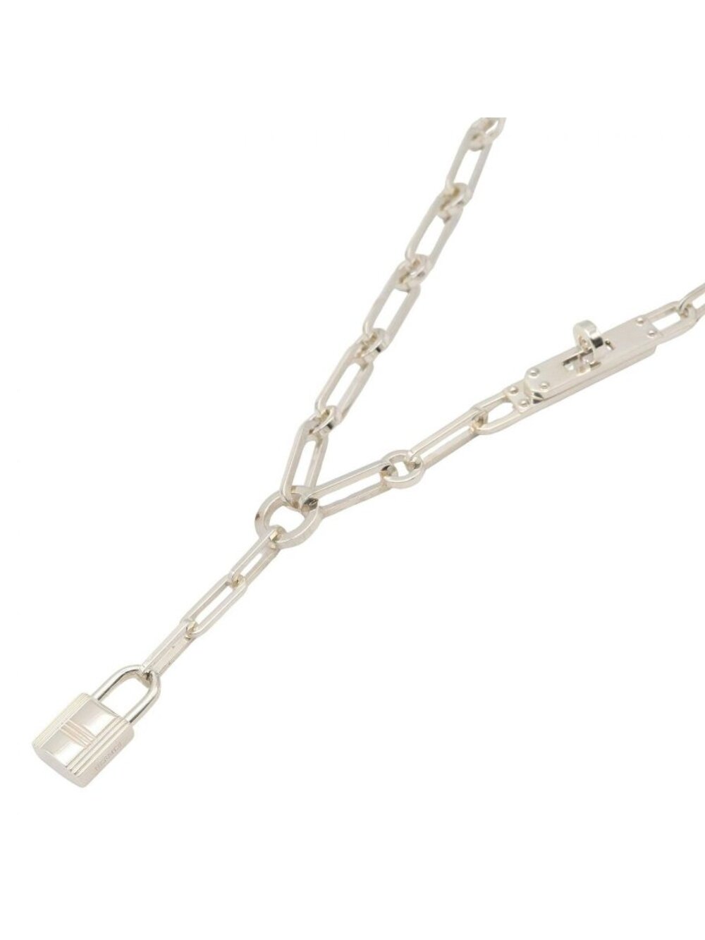 Hermes Necklace Kelly Chaine 925 Sterling Silver
